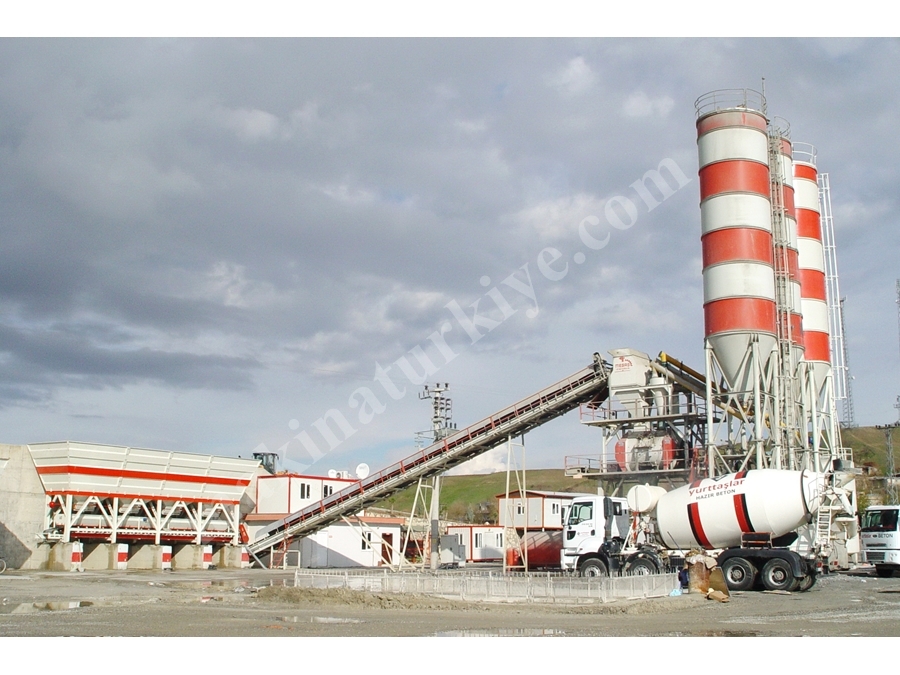 100 m3/h Sabit Beton Santrali