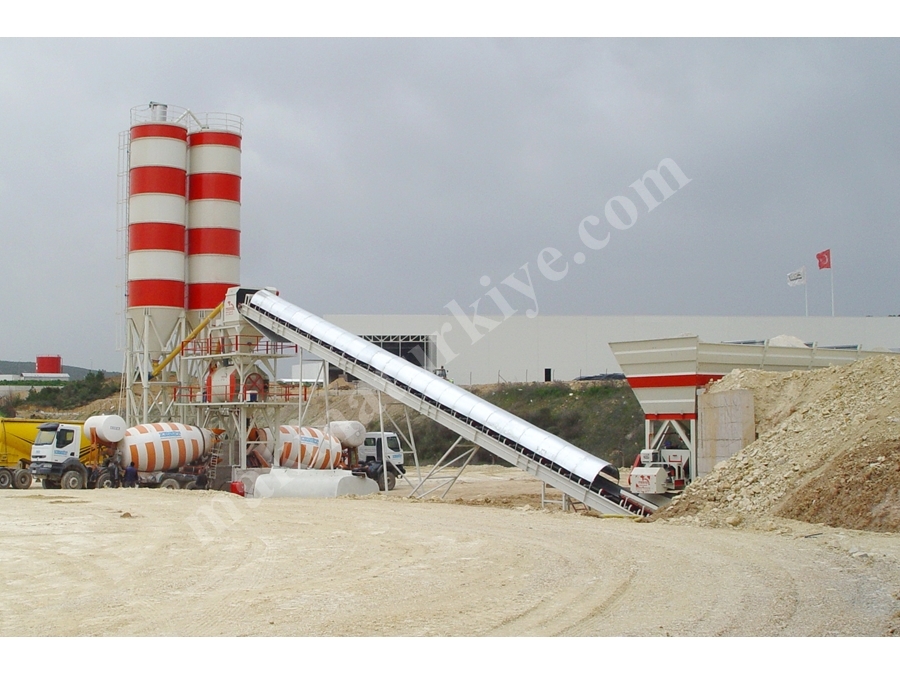 100 m3/h Sabit Beton Santrali