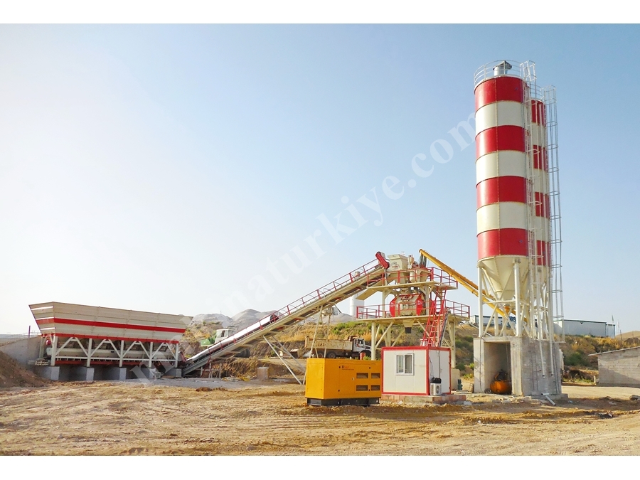 100 m3/h Sabit Beton Santrali