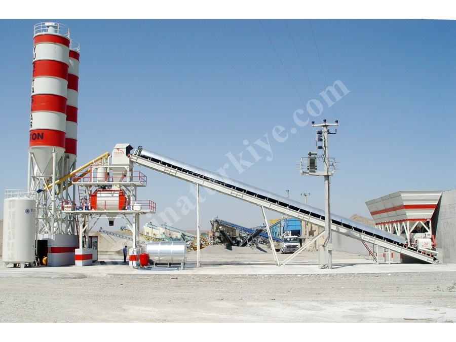 100 m3/h Sabit Beton Santrali