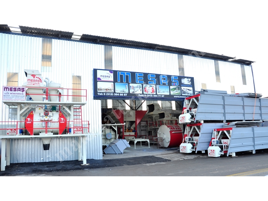 100 m3/h Sabit Beton Santrali