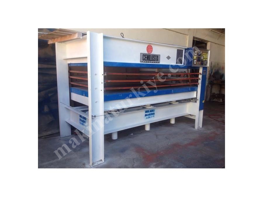 Cemilusta 4 Katlı Sıcak Pres Makinası 130X250