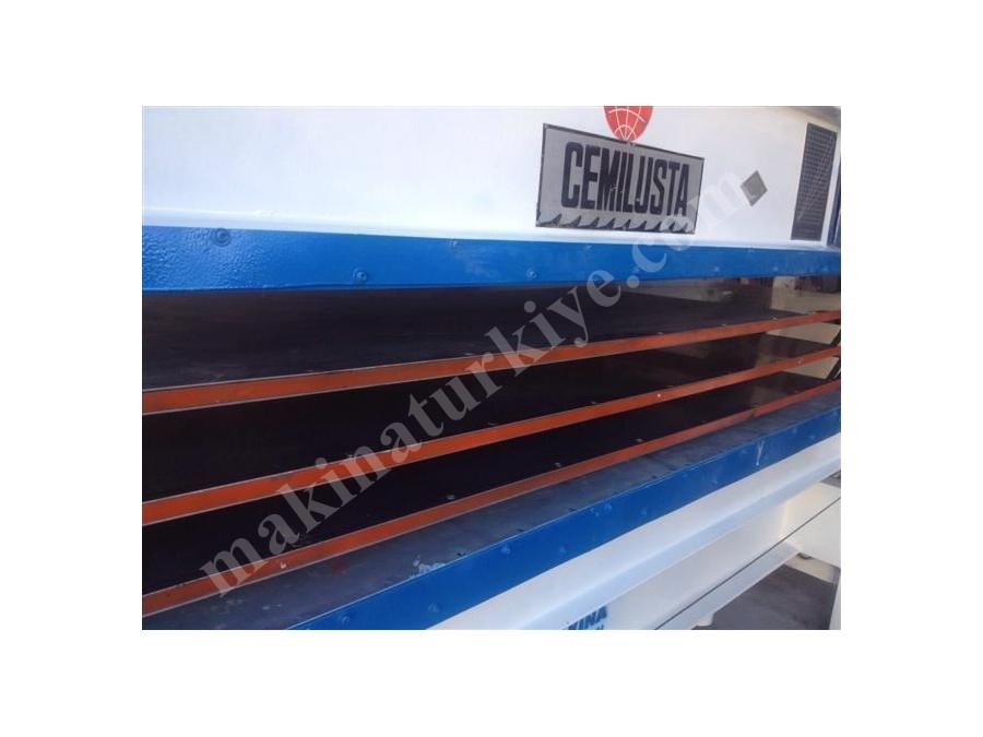 Cemilusta 4 Katlı Sıcak Pres Makinası 130X250