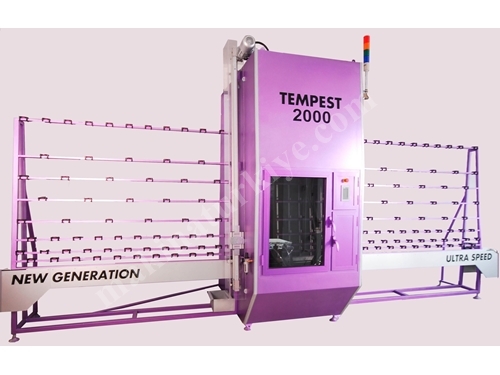 Tempest Otomatik Dikey/Yatay Cam Kumlama Makinesi