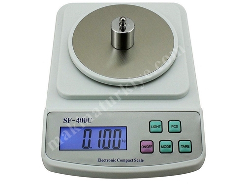 500 Gr (0.01 Gr Precision) Digital Scale with Jar