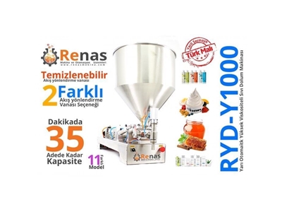 100-1000 ML Yarı Otomatik Sıvı Dolum Makinası - 3