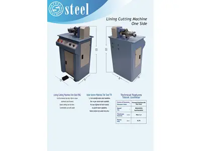 Astar Kesme Makinesi / Lining Cutting Machine 