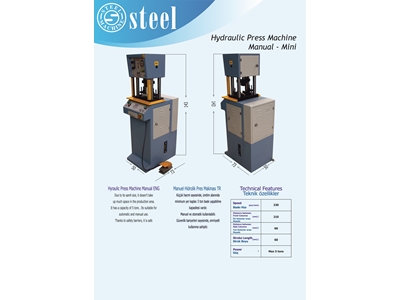 Hidrolik Press Mini 5 Tons  - 1