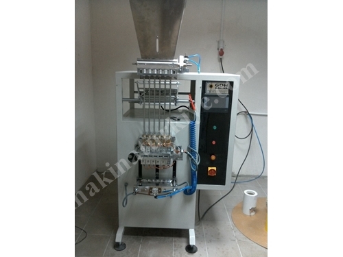 300 adet /dakika 6 Kanallı Stick Şeker Dolum Makinesi 