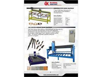 150x350x40 Cnc Router Mermer İşleme Makinası  - 4