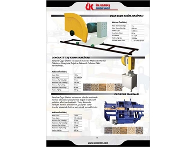 ÜKTK 1 Otomatik Dekoratif Taş Kırma Makinası  - 5