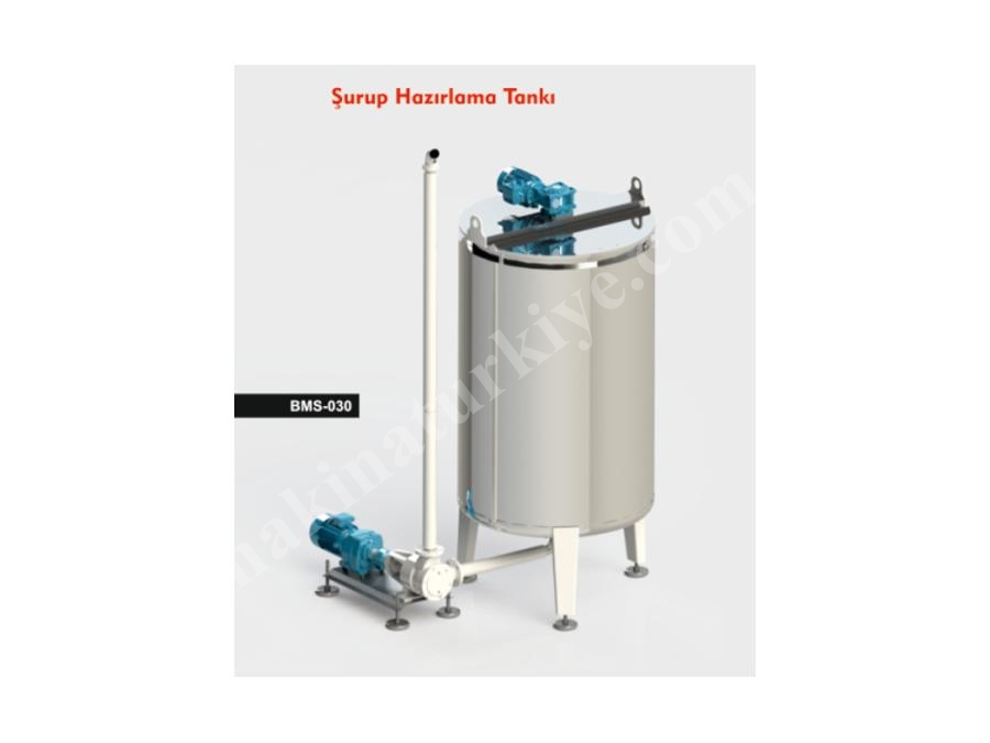 Şurup Hazırlama Tankı 500 Kg Kapasiteli  BMS-030