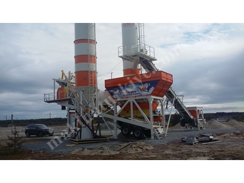 Semix Türkmobil 60 Mobile Concrete Plant - 60m3 per hour