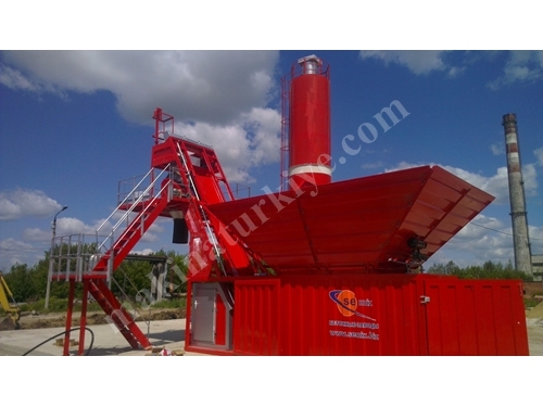 60 Ton / Saat Kapasiteli Kompakt Beton Sanrali - Semix Kompakt 60