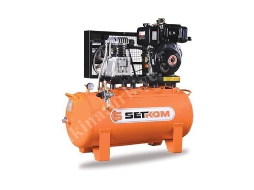 Setkom SET 2x30/400-2x4P 400 Liter Air Compressor