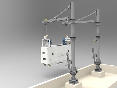 Davit Kol - Ayak Dış Cephe Temizlik Sistemi Aser Makina TM 20 - 4