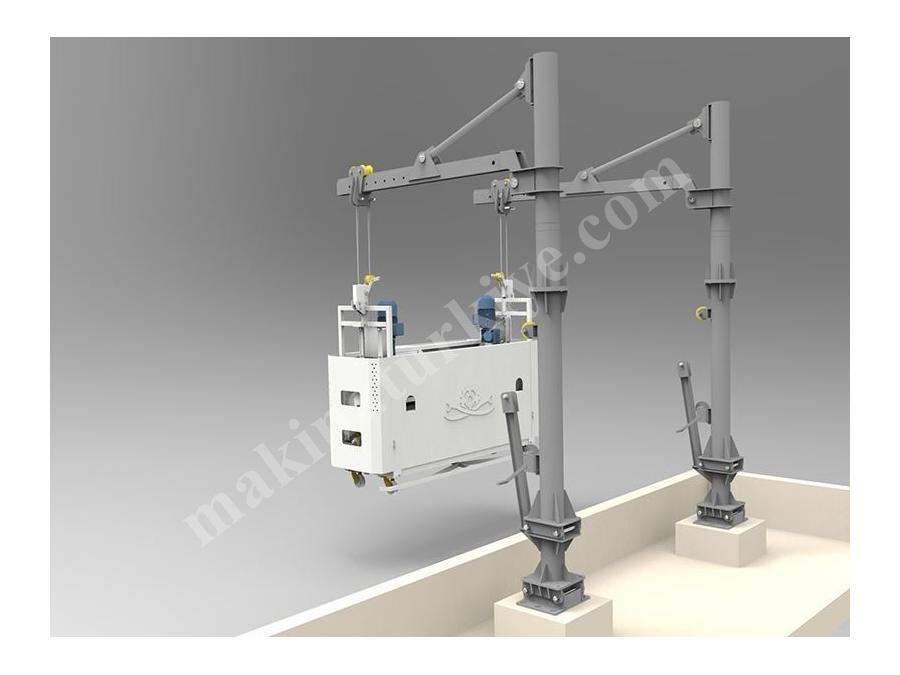 Davit Kol - Ayak Dış Cephe Temizlik Sistemi Aser Makina TM 20