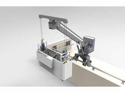 Parapet İçi Raylı Cephe Temizlik Sistemi Aser Makina TM 50 - 1