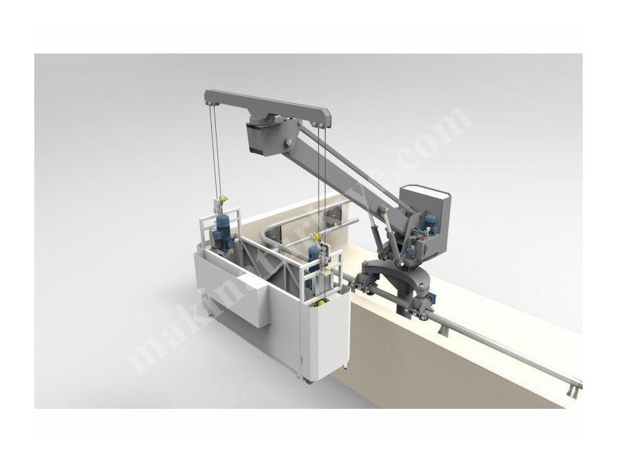 Parapet İçi Raylı Cephe Temizlik Sistemi Aser Makina TM 50