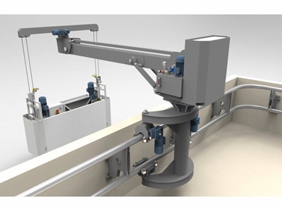Parapet İçi Raylı Cephe Temizlik Sistemi Aser Makina TM 50 - 4