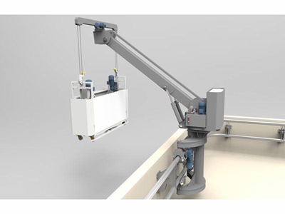 Parapet İçi Raylı Cephe Temizlik Sistemi Aser Makina TM 50 - 2