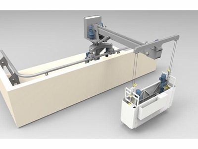 Parapet İçi Raylı Cephe Temizlik Sistemi Aser Makina TM 50 - 3