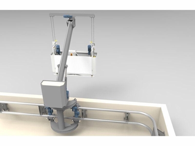Parapet İçi Raylı Cephe Temizlik Sistemi Aser Makina TM 50 - 6