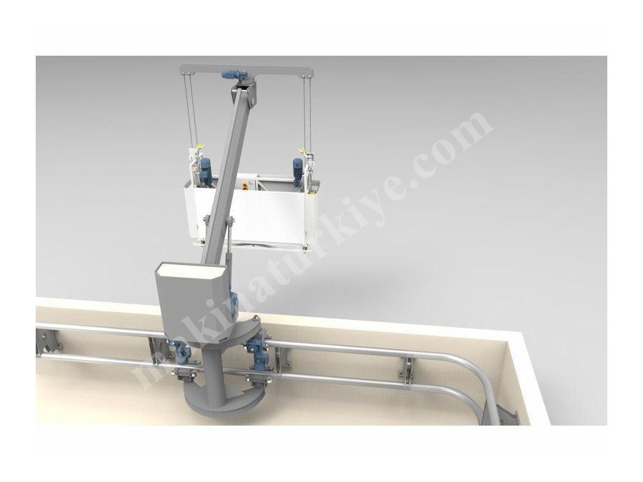Parapet İçi Raylı Cephe Temizlik Sistemi Aser Makina TM 50