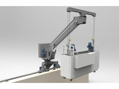 Parapet İçi Raylı Cephe Temizlik Sistemi Aser Makina TM 50 - 0