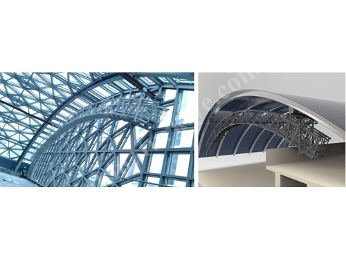 Gantry ( Skylight ) Sistem Cephe Bina Temizleme Sistemi Aser Makina