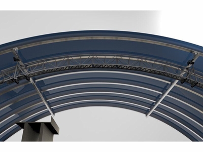 Gantry ( Skylight ) Sistem Cephe Bina Temizleme Sistemi Aser Makina - 2