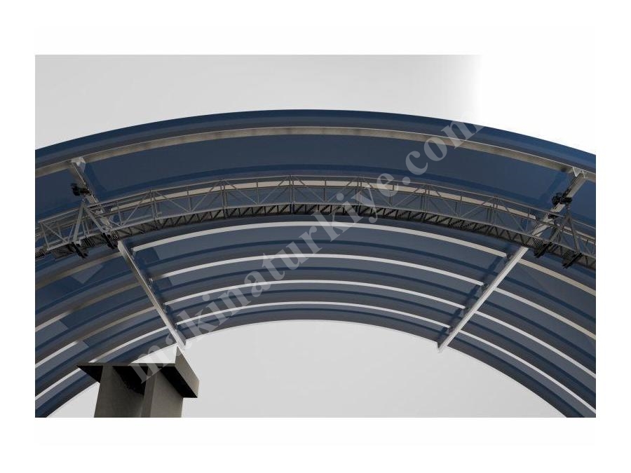 Gantry ( Skylight ) Sistem Cephe Bina Temizleme Sistemi Aser Makina