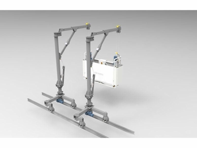 Power Davit Sistem Çift Kişilik Motorlu Dış Cephe Temizleme Sistemi - 1