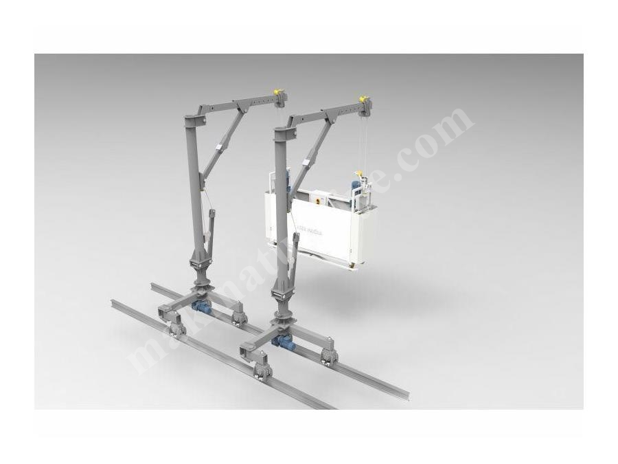 Power Davit Sistem Çift Kişilik Motorlu Dış Cephe Temizleme Sistemi