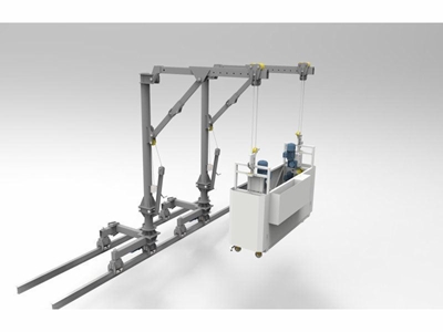 Power Davit Sistem Çift Kişilik Motorlu Dış Cephe Temizleme Sistemi - 2