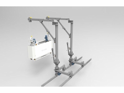 Power Davit Sistem Çift Kişilik Motorlu Dış Cephe Temizleme Sistemi - 3