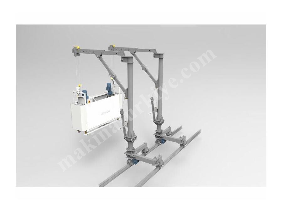 Power Davit Sistem Çift Kişilik Motorlu Dış Cephe Temizleme Sistemi