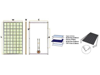 Monocrystalline Photovoltaic Solar Panel - 2