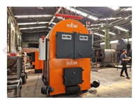160 - 3200 kg / hour 3 Pass Semi-Cylindrical Solid Fuel Steam Boiler - 1