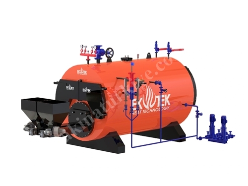 200 kg/h - 6000 kg/h Scotch Type 3 Pass Solid Fuel Steam Boiler