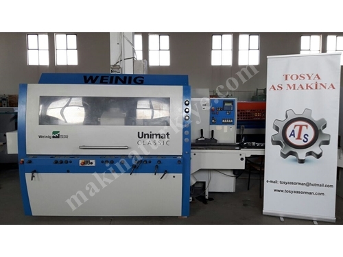Weinig Classıc Dıjıtal 6 İşlem Ahşap Profil Makinası