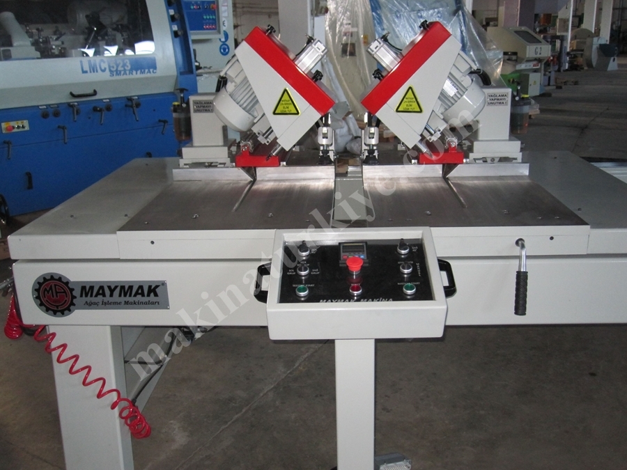 Maymak Makina Kasa Ebatlama Açılı Gönye Delik Makinası