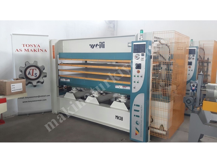 Orma 130*250 3 Kapılık Kızgınyağlı Pres - Sıcak Pres