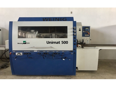 Weınıg Unımat 500 Sağda Çift Freze Ahşap Profil Makinası - 6