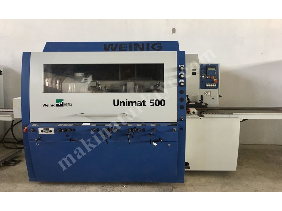 Weınıg Unımat 500 Sağda Çift Freze Ahşap Profil Makinası
