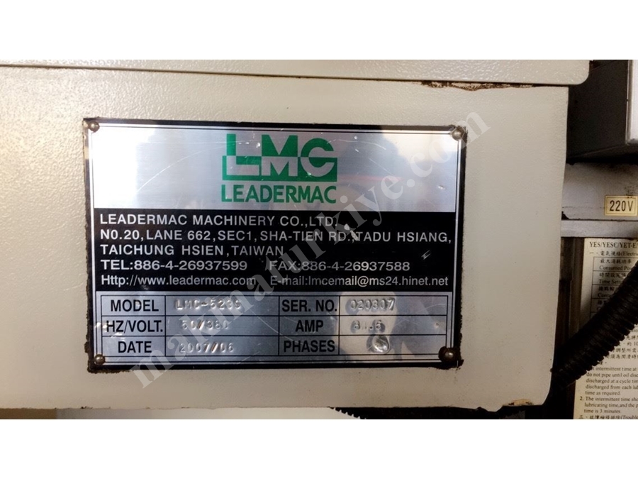 Leadermac Smartmac 523 Ahşap Profil Makinası  Leadermac