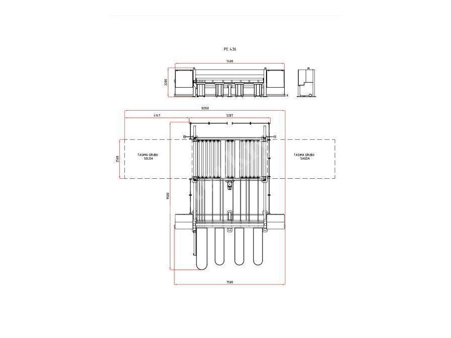 Turanlar Panel Ebatlama Makinesi (750X920x220 Cm) - T-Pe 436 Opt