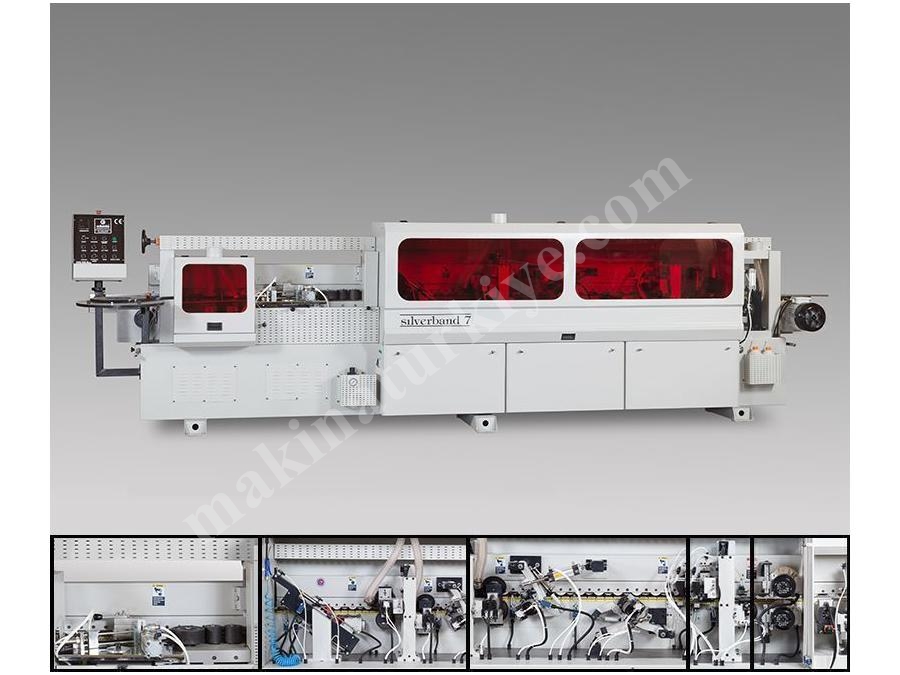 Gümüş Makina Silver - Gkb 549 6 Üniteli Kenar Bantlama Makinesi