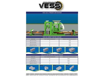 Vess Makina 18.1 Finger Car Briket Makinası - 5