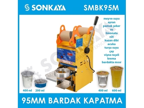 95Mm Manuel Bardak Kapatma Makinası Sonkaya Smbk95m